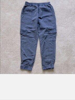 3/20💫 Cynthia Rowley | Linen Blend Cargo Jogger Pants | Size S